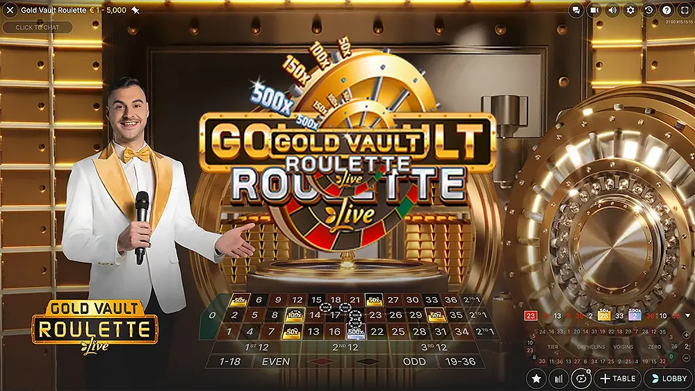 에볼루션 골드 볼트 룰렛 리뷰(Evolution Gold Vault Roulette)